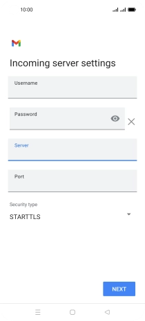Press the field below 