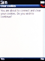 Press the Left selection key.