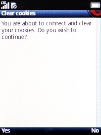 Press the Left selection key.