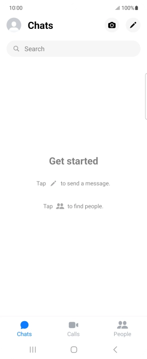 Press the search field and key in the first letters of the recipient's name. Press the search field and key in the first letters of the recipient's name.