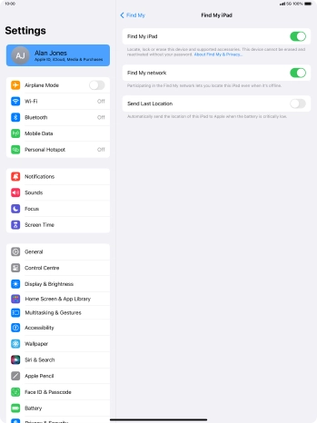 Press the indicator next to Press the indicator next to