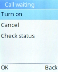 Select Turn on to turn on the function.