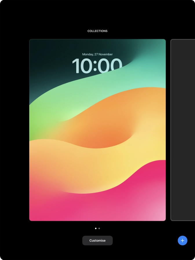 Press the add icon. Press the add icon.
