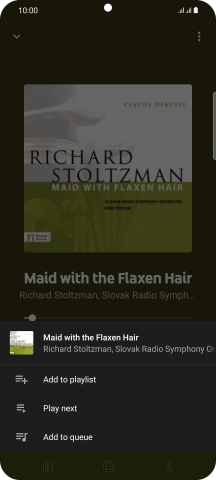 Press Add to playlist.