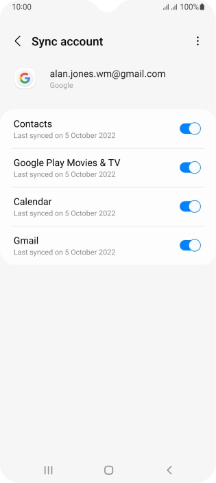 Press the Home key to return to the home screen.