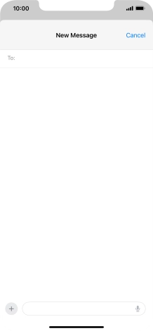 Press To: and key in the first letters of the recipient's name.