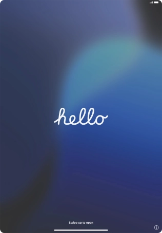 Slide your finger upwards starting from the bottom of the screen. Slide your finger upwards starting from the bottom of the screen.