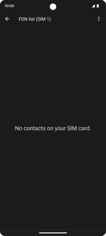 Press the menu icon.