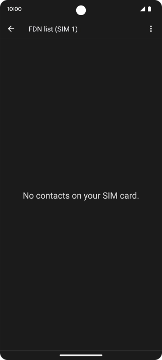 Press the menu icon.
