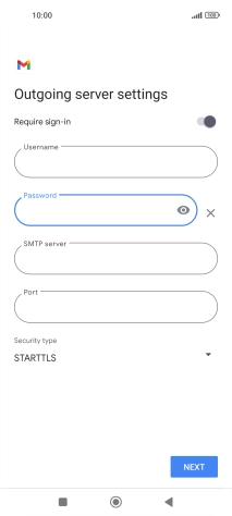 Press the field below 