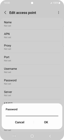 Key in wap and press OK. Key in wap and press OK.