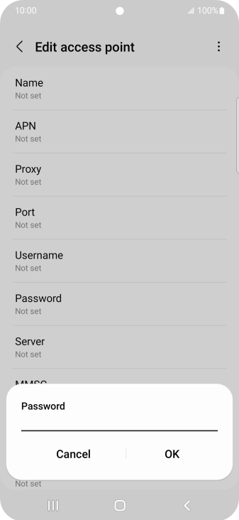 Key in wap and press OK. Key in wap and press OK.