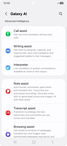 More examples of Galaxy AI usage are now displayed.