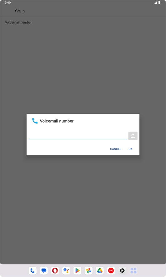 Key in +447836121121 and press OK. Key in +447836121121 and press OK.