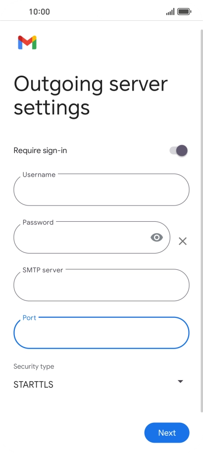 Press the drop down list below 