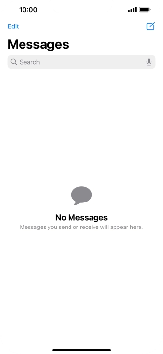 Press the new message icon.