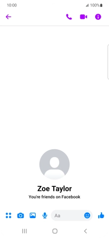 Press the text input field.