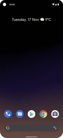 The Wi-Fi icon shows that your phone is connected to a Wi-Fi network.