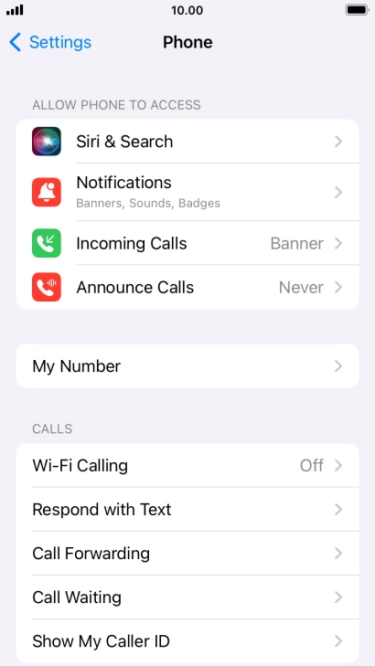 Press Wi-Fi Calling. Press Wi-Fi Calling.