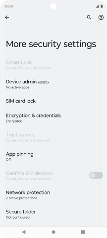 Press SIM card lock.