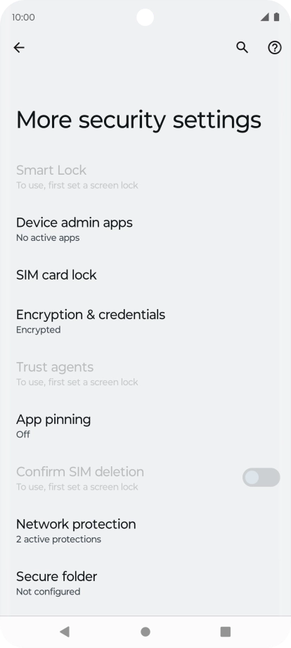 Press SIM card lock.
