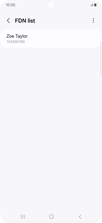 Press the Home key to return to the home screen.