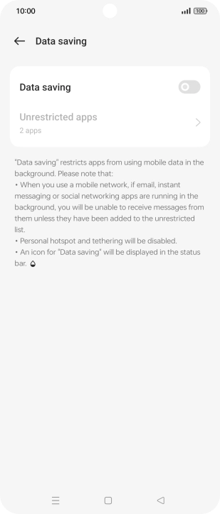 Press the indicator next to Press the indicator next to