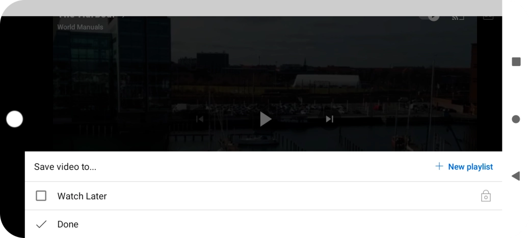 Press the required playlist.