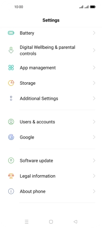 Press Users & accounts. Press Users & accounts.
