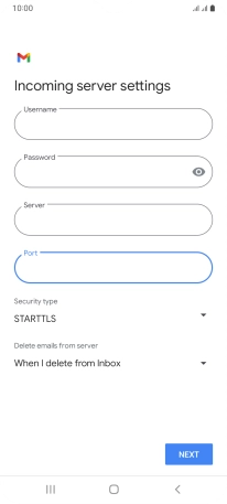 Press the drop down list below 