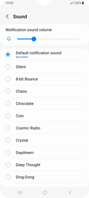 Press the required message tones to hear them.