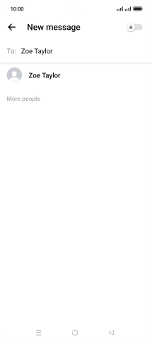 Press the required contact.