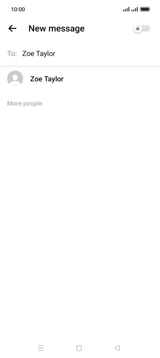 Press the required contact.