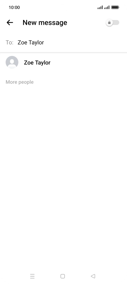 Press the required contact.