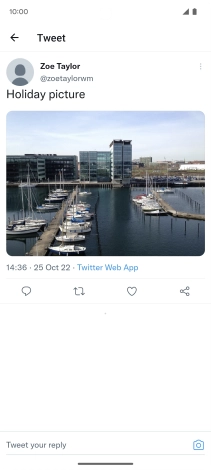 Press the text input field.