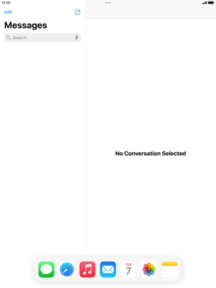 Slide your finger downwards on Dock to minimise it. Slide your finger downwards on Dock to minimise it.