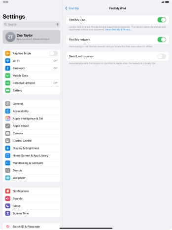 Press the indicator next to Press the indicator next to