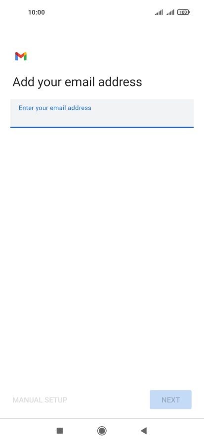 Press the field below 