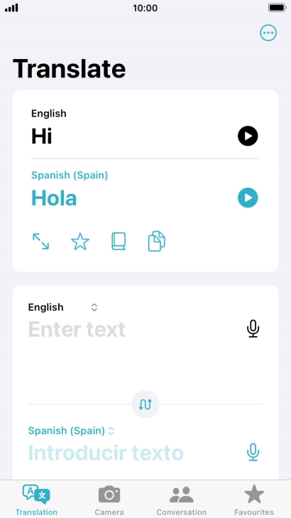 Press the full screen icon. Press the full screen icon.