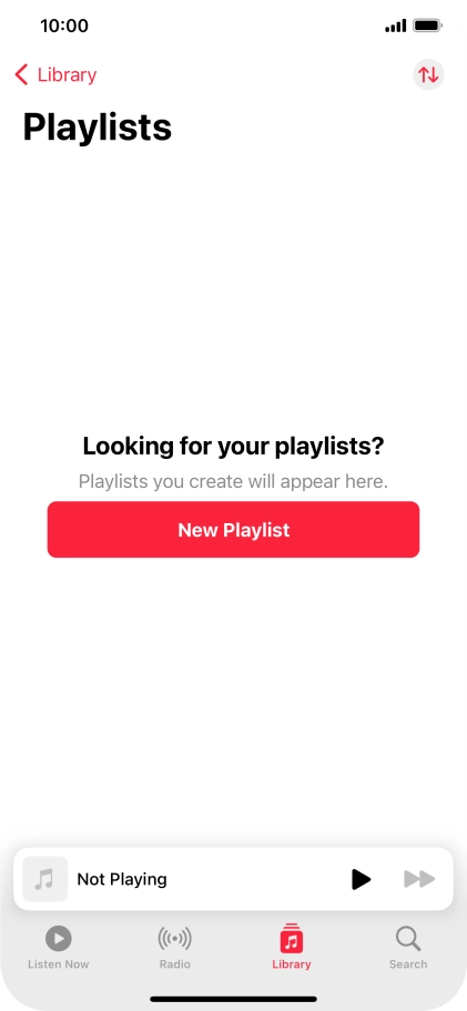 Press New Playlist.