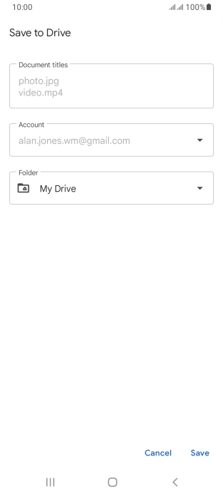 Press the field below 