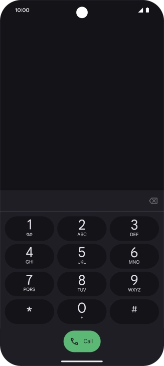Press and hold number key 1 to call voicemail. Follow the instructions to listen to your messages.