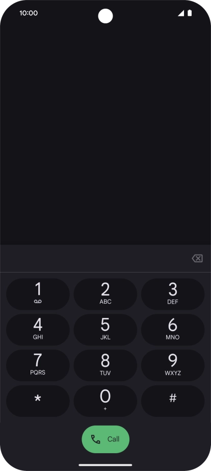 Press and hold number key 1 to call voicemail. Follow the instructions to listen to your messages.