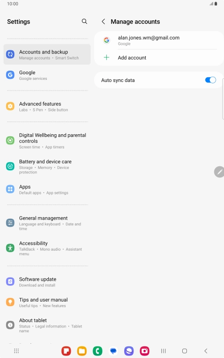 Press the Home key to return to the home screen. Press the Home key to return to the home screen.