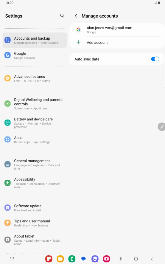 Press the Home key to return to the home screen. Press the Home key to return to the home screen.