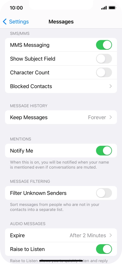 Slide your finger upwards starting from the bottom of the screen to return to the home screen.