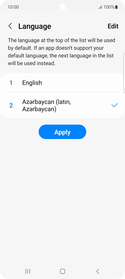 Press Apply. Press Apply.