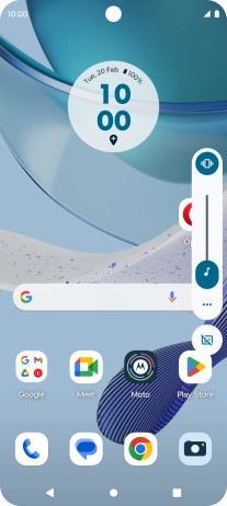 Press the sound mode icon.