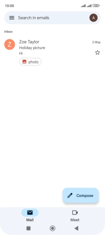 Press the profile icon.