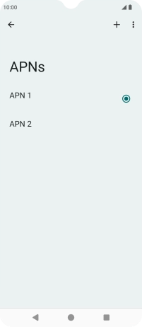 Press the Home key to return to the home screen.